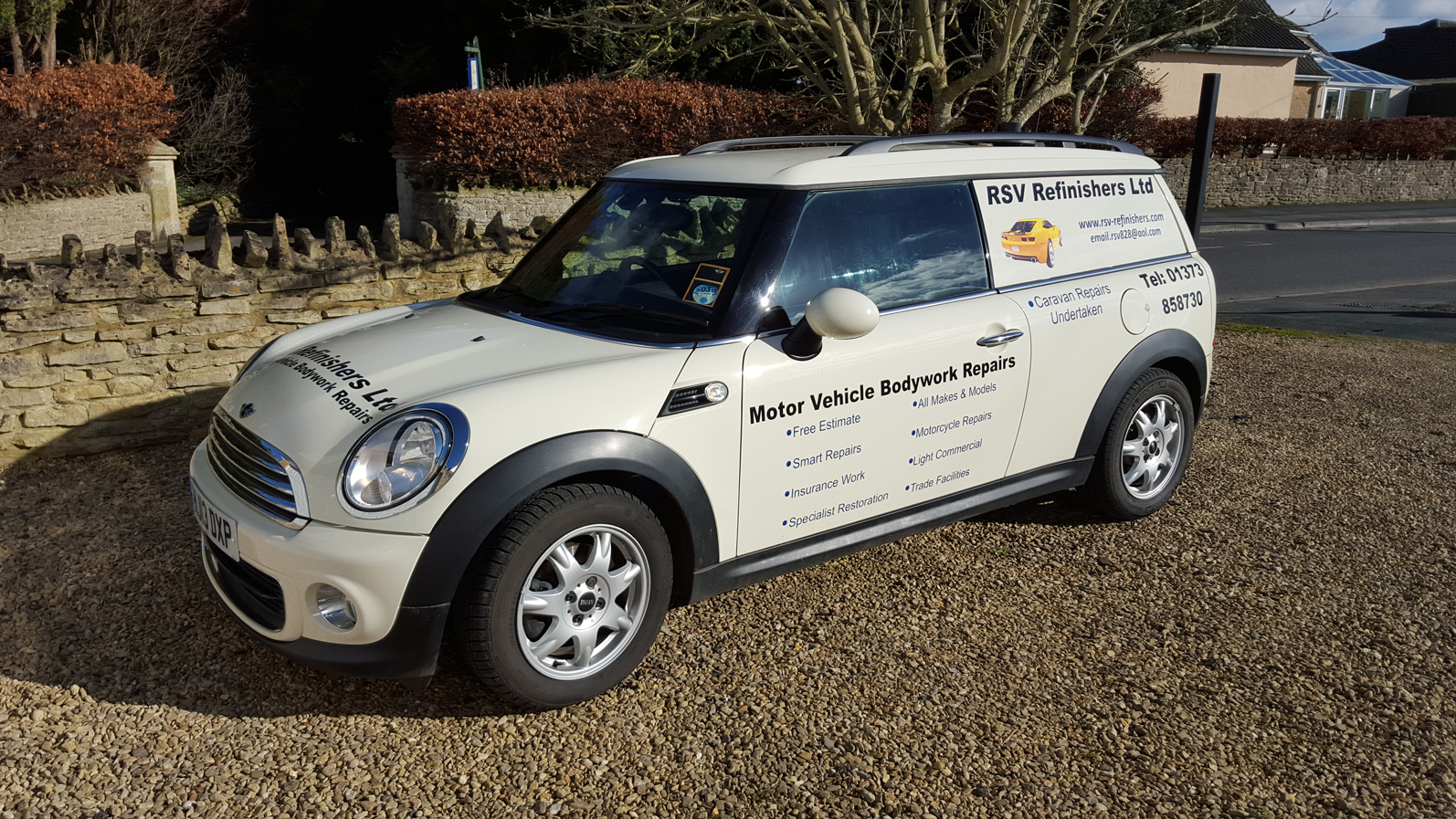 The RSV Revinishers Westbury van